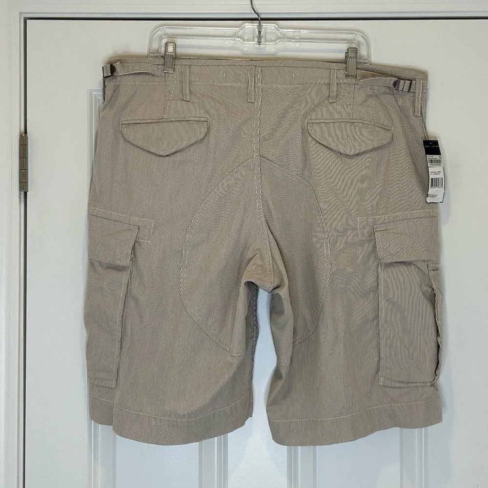 Polo Ralph Lauren Shorts Men's Seersucker Cargo Military Paratrooper NWT 40 - Picture 6 of 16